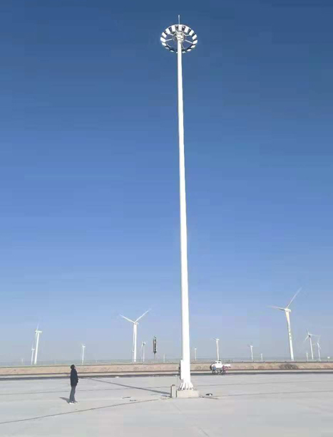 瓜州高速路服务区青河高杆灯项目