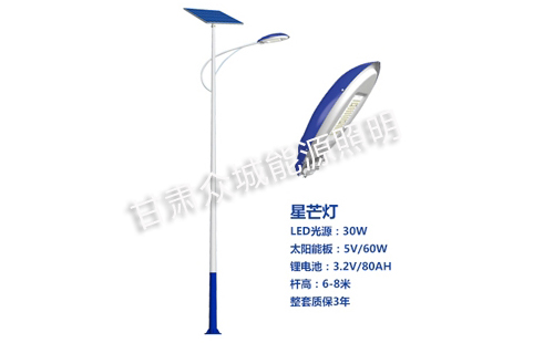 青河太阳能路灯核心技术参数解读